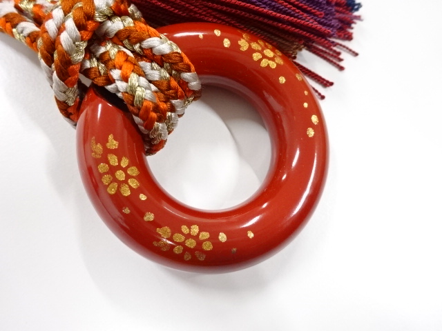 未使用品　正絹　振袖用　手組帯締め